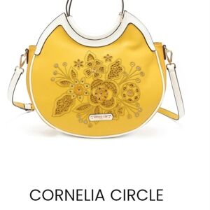 Nicole Lee Yellow Floral Shoulder Bag